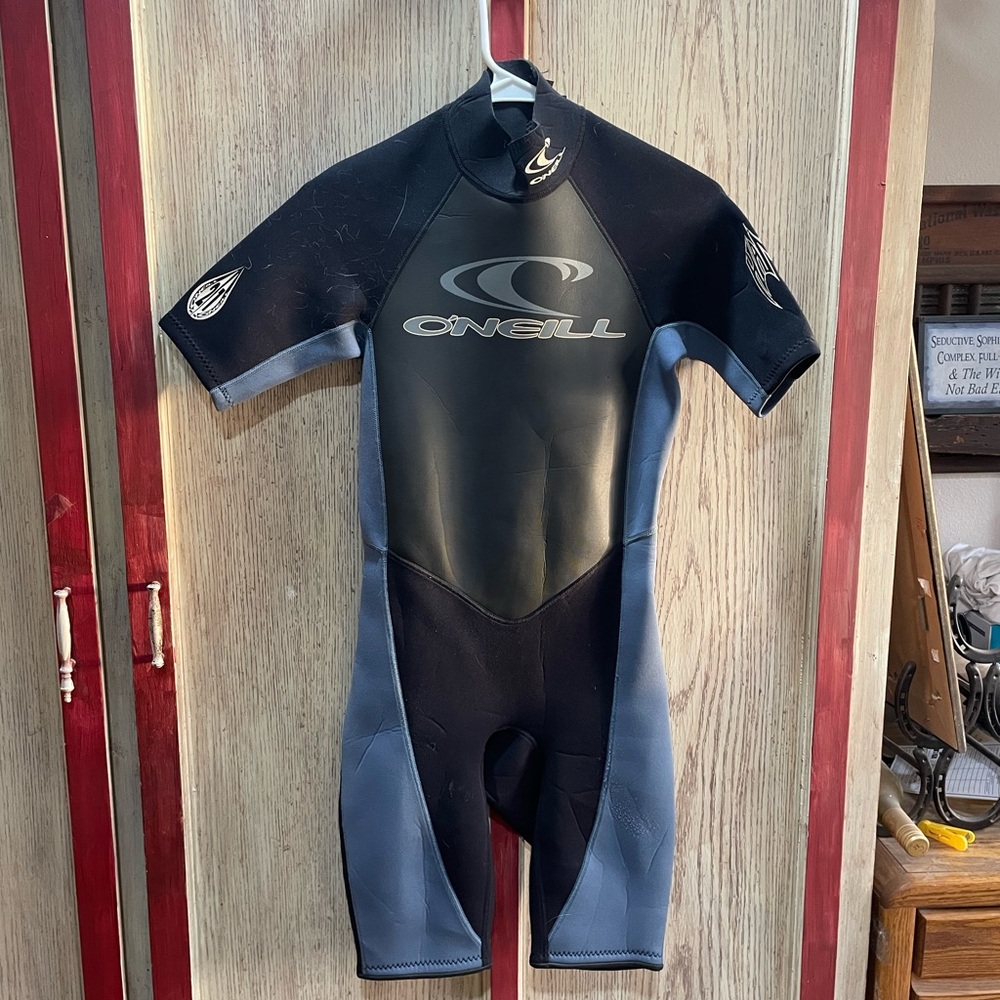 O'Neill Kids Swim Rashguard - Black and Gray